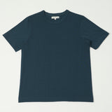 Merz b. Schwanen 214 Crew Neck Tee - Mineral Blue