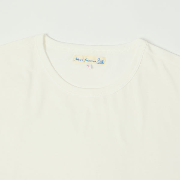 Merz b. Schwanen 2M15 Classic Jersey Tee - White