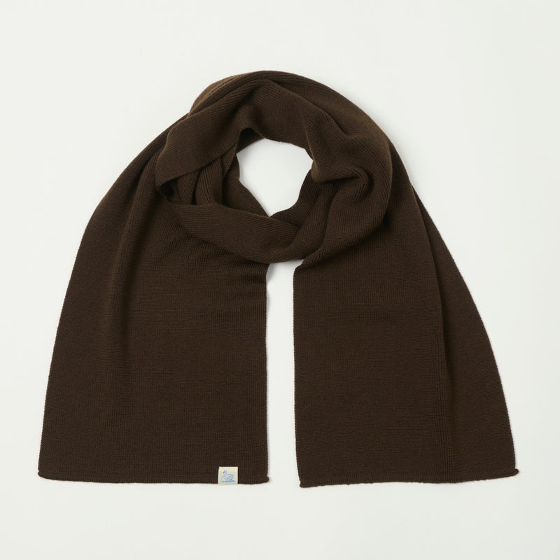 Merz b. Schwanen MWSC01 Good Basics Scarf - Coffee