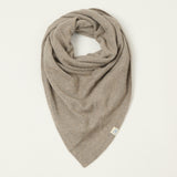 Merz b. Schwanen 'Good Basics' Merino/Cashmere/Silk Triangle Scarf - Faded Grain