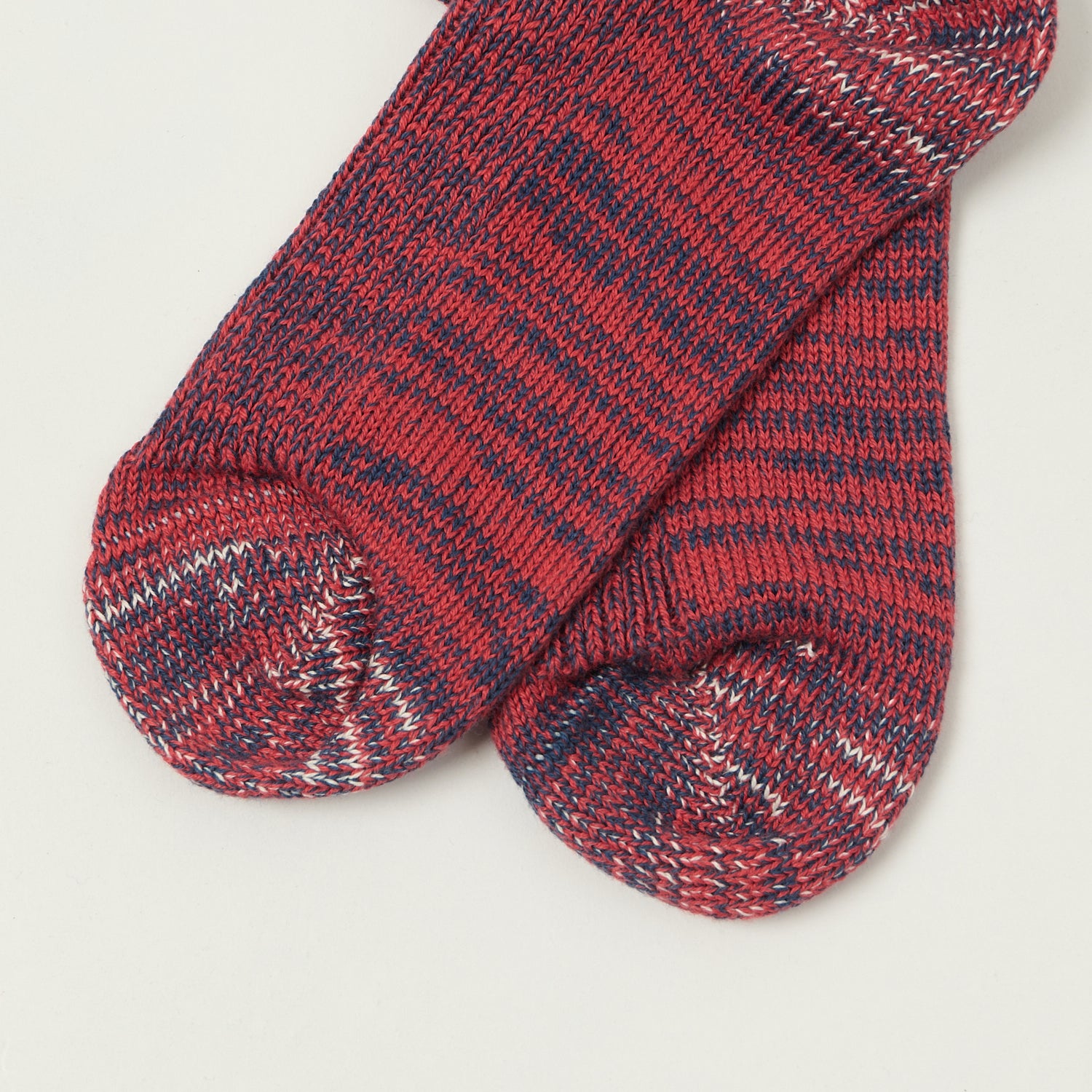Merz b. Schwanen 274 Cotton Sneaker Sock - Navy/Red