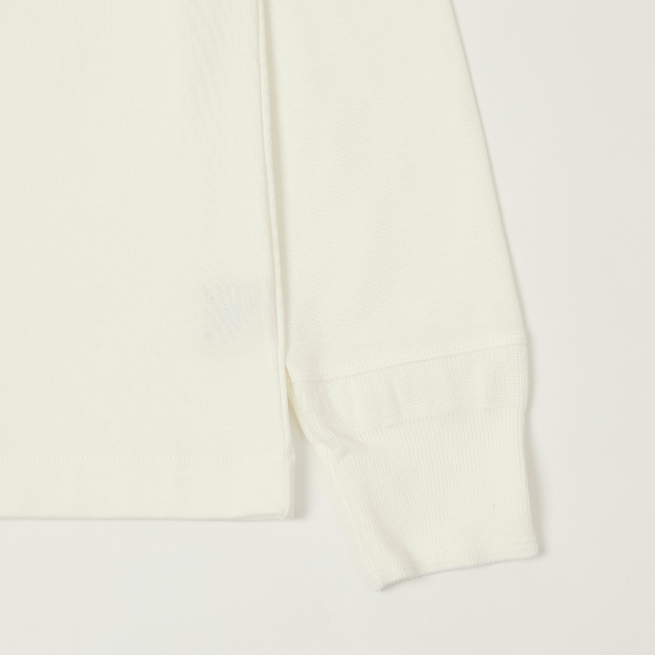 Merz b. Schwanen 2M06 Classic Long Sleeve Henley - White