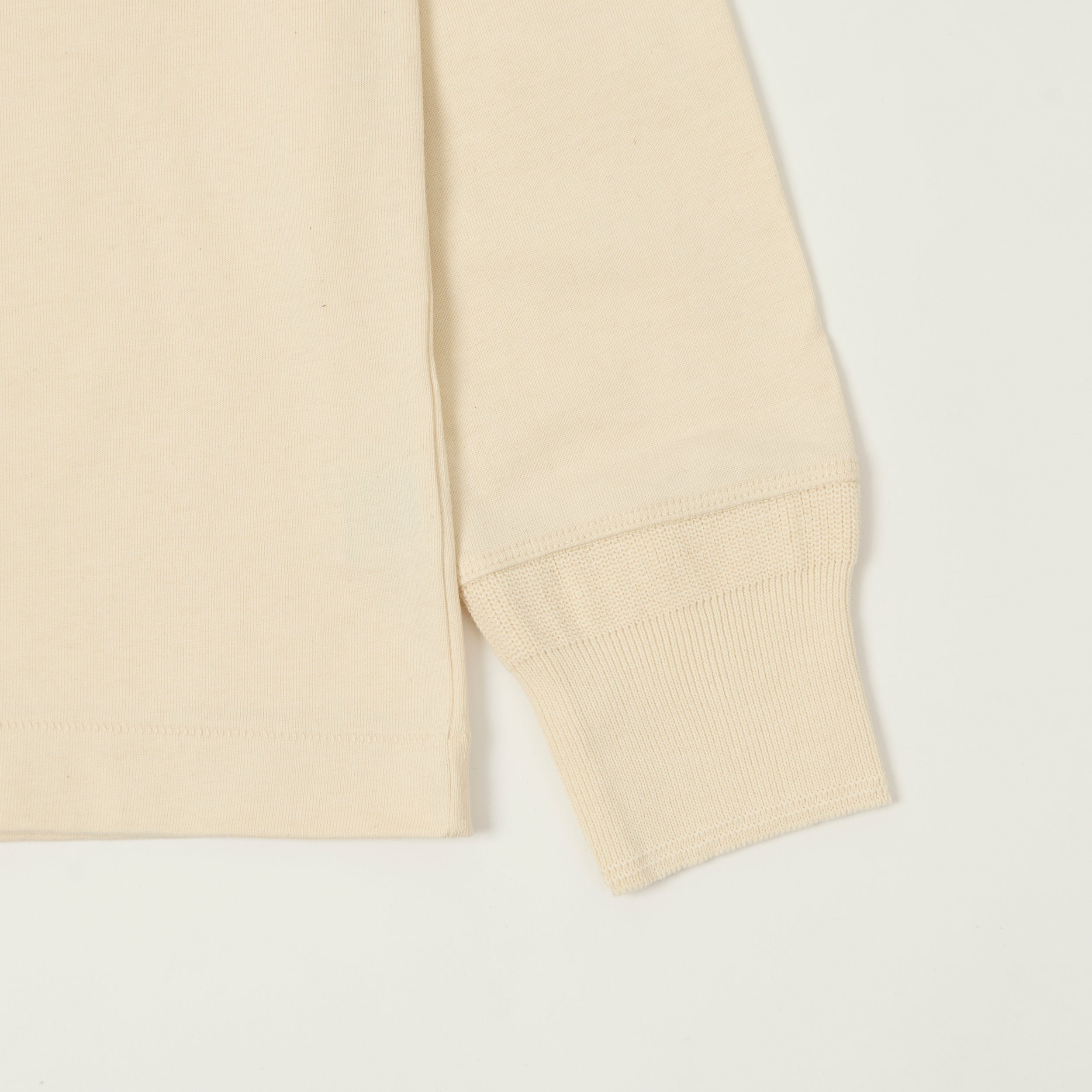 Merz b. Schwanen 2M06 Classic Long Sleeve Henley - Nature