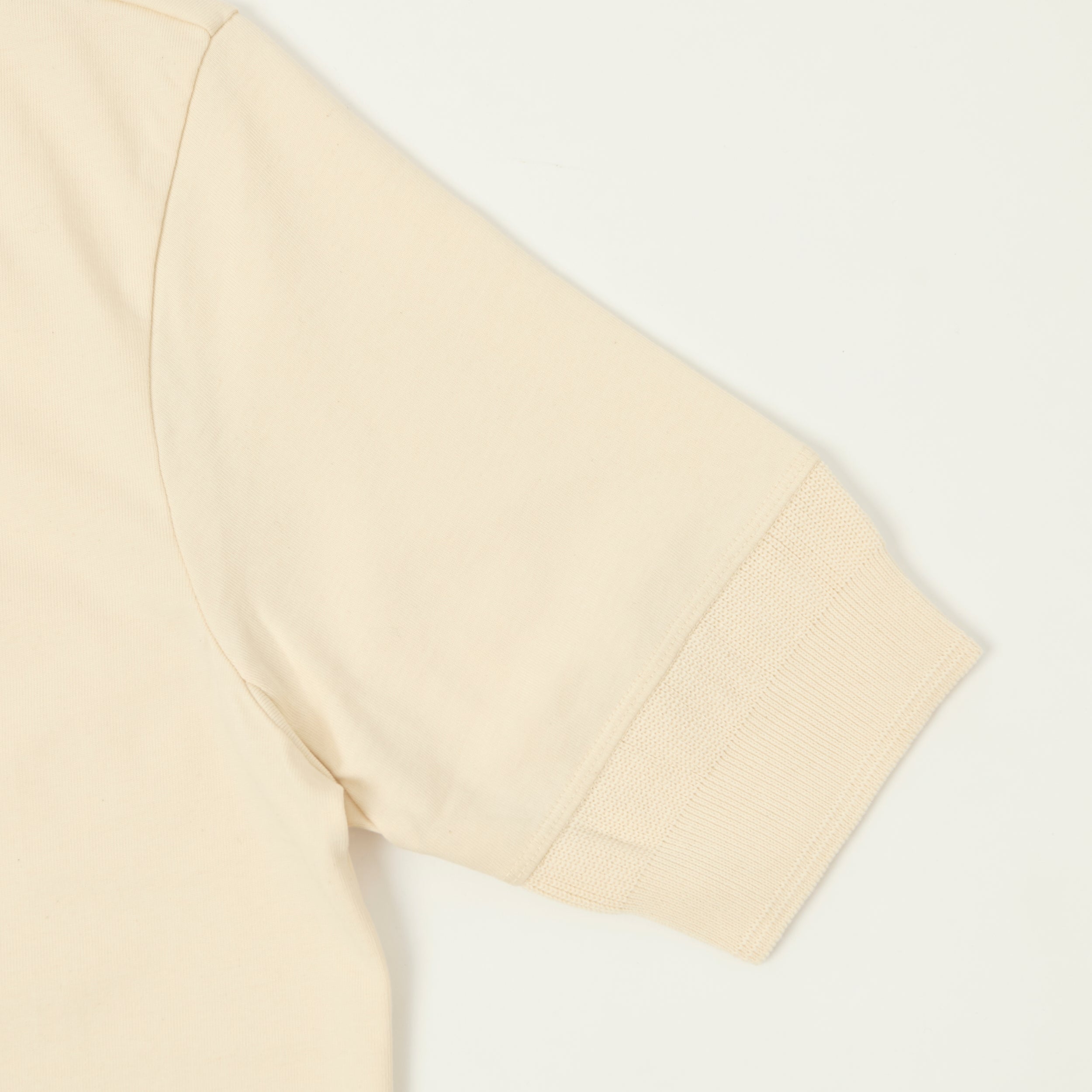 Merz b. Schwanen 2M07 Short Sleeve Henley - Nature
