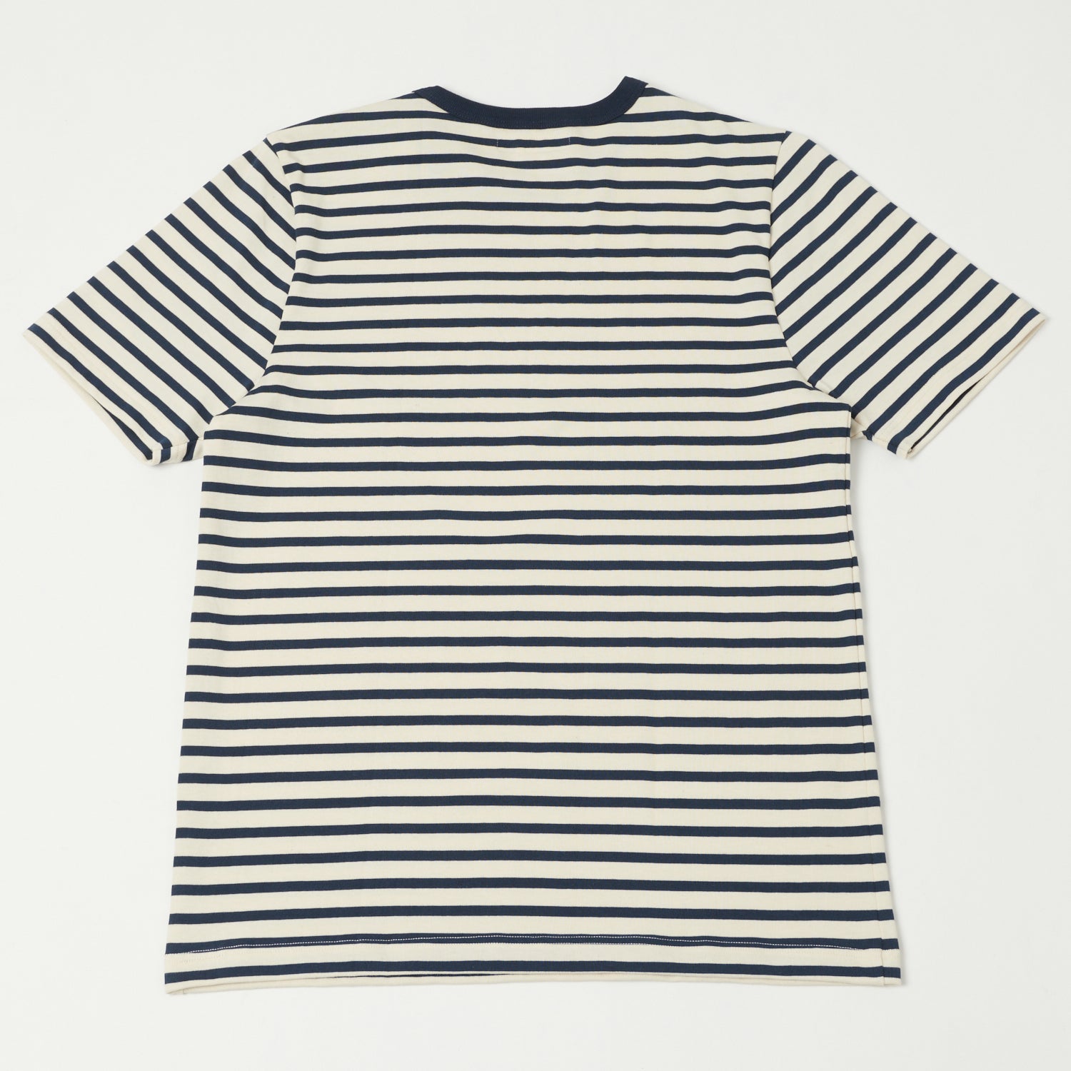 Merz b. Schwanen 2M14 Striped Relaxed T-Shirt - Ink/Nature