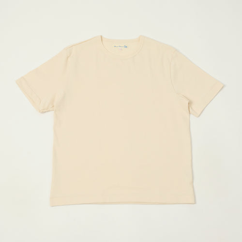 Merz b. Schwanen 2M15C Classic Cropped Jersey T-Shirt - Nature