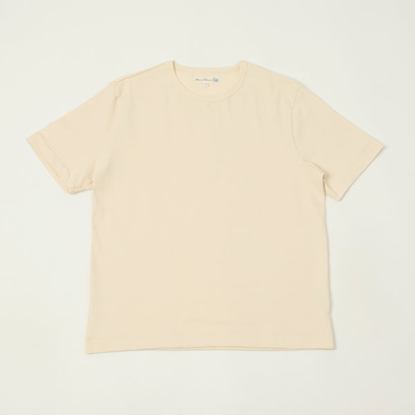 Merz b. Schwanen 2M15C Classic Cropped Jersey T-Shirt - Nature