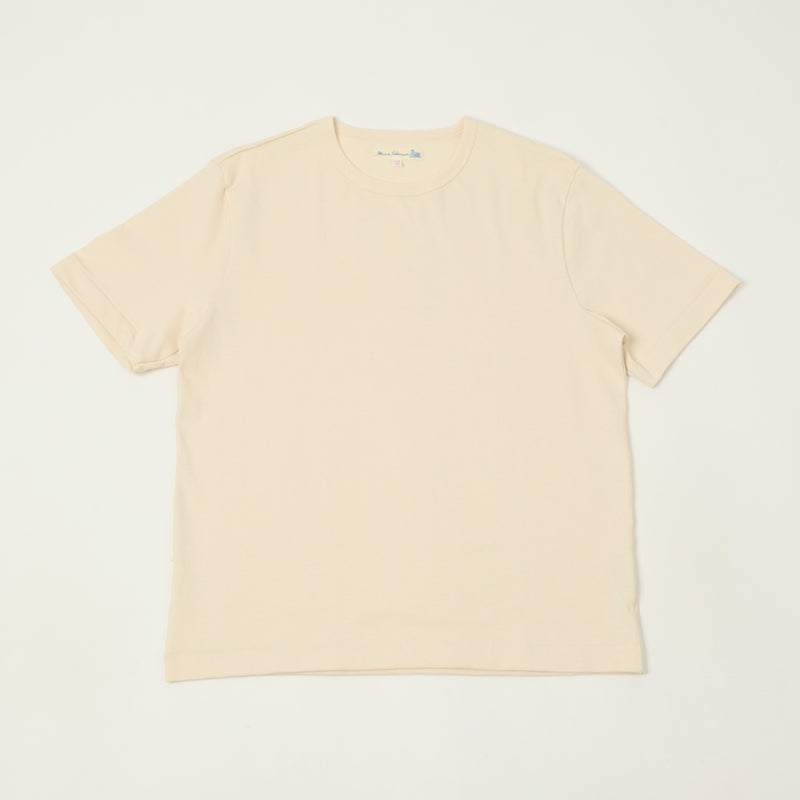 Merz b. Schwanen 2M15C Classic Cropped Jersey T-Shirt - Nature