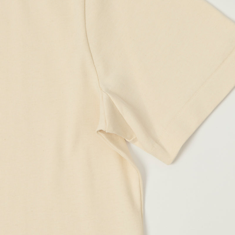 Merz b. Schwanen 2M15C Classic Cropped Jersey T-Shirt - Nature