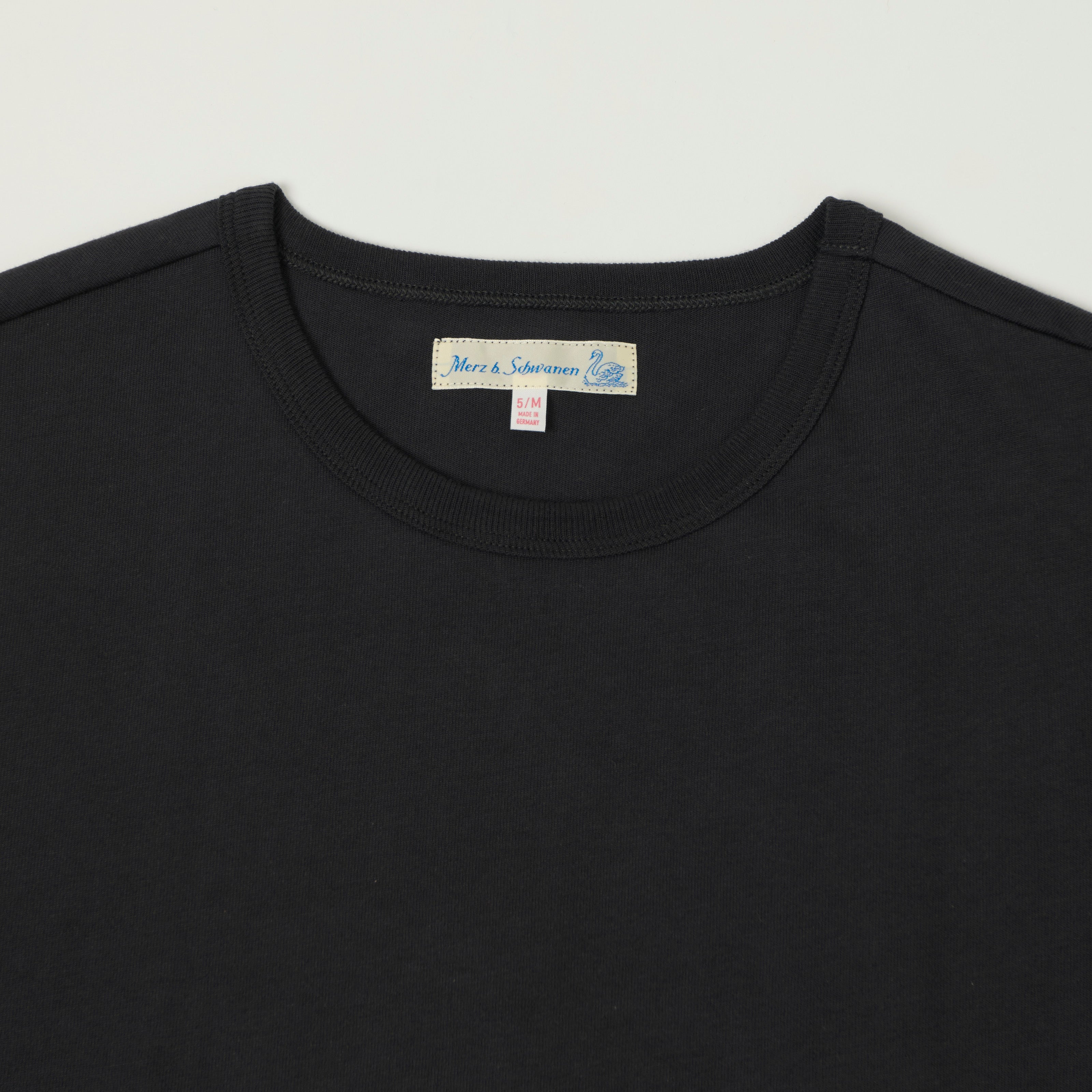 Merz b. Schwanen 2M15 Classic Jersey T-Shirt - Charcoal