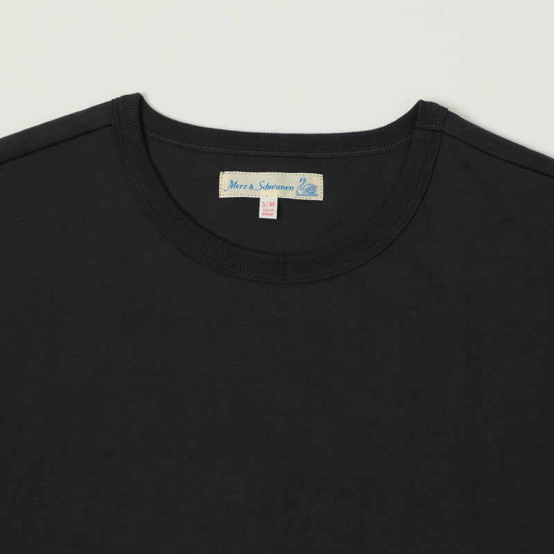Merz b. Schwanen 2M15 Classic Jersey T-Shirt - Charcoal