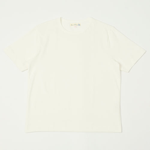 Merz b. Schwanen 2M15C Classic Cropped Jersey T-Shirt - White
