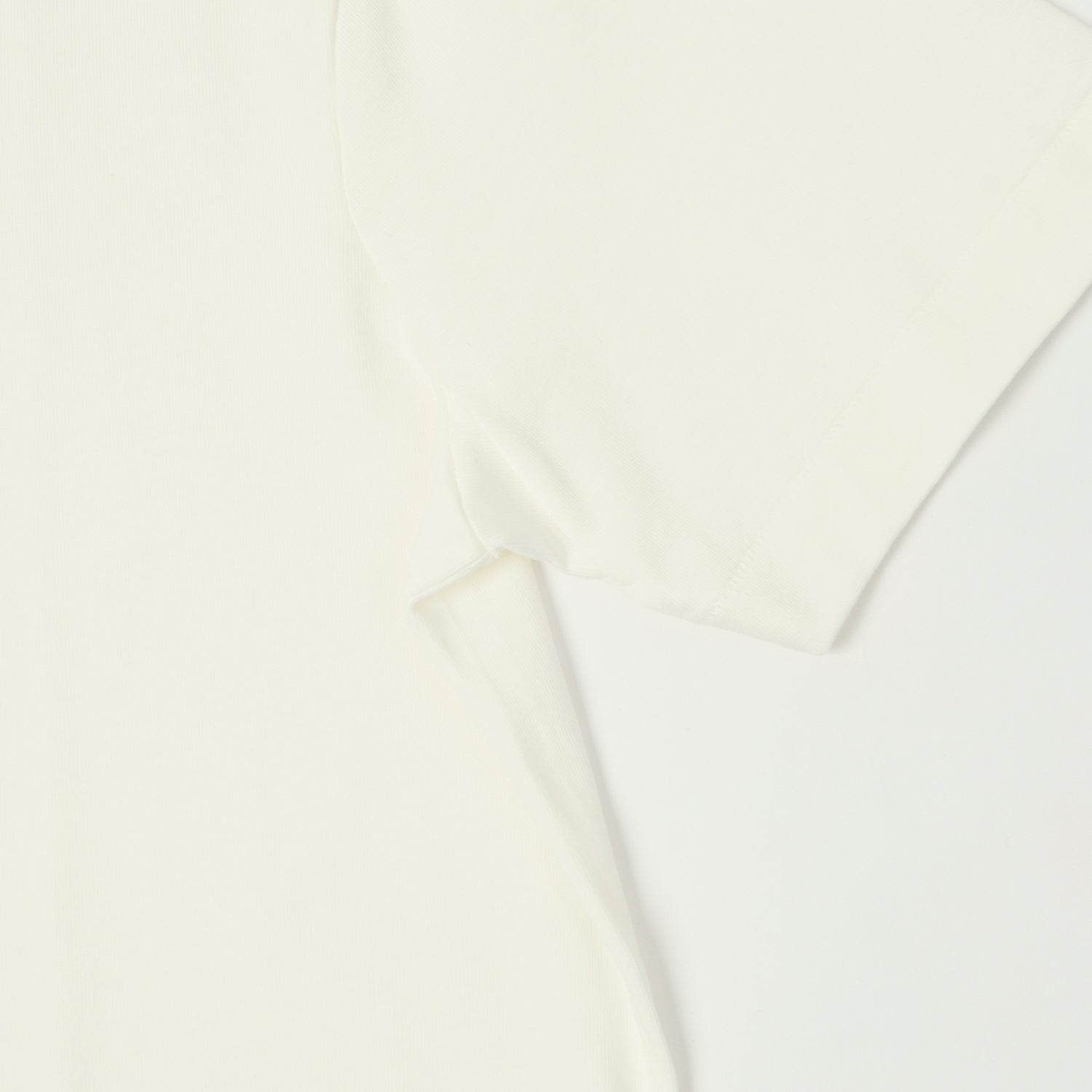 Merz b. Schwanen 2M15C Classic Cropped Jersey T-Shirt - White