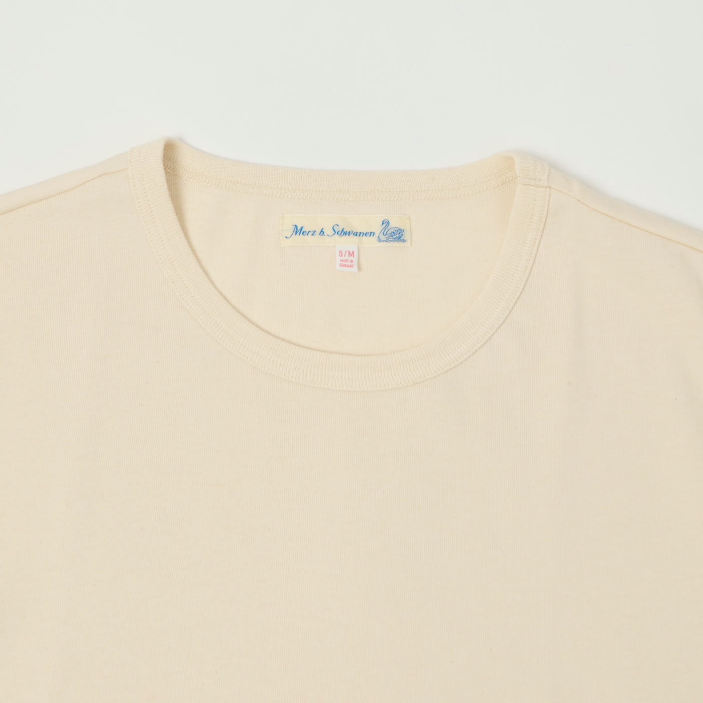 Merz b. Schwanen 2M15LS Classic Jersey Long Sleeve T-Shirt - Nature