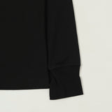 Merz b. Schwanen 2M15LS Classic Jersey Long Sleeve T-Shirt - Deep Black