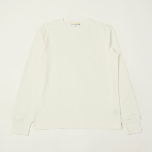 Merz b. Schwanen 2M15LS Classic Jersey Long Sleeve T-Shirt - White