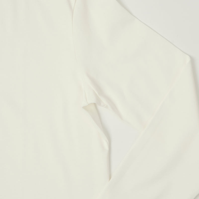 Merz b. Schwanen 2M15LS Classic Jersey Long Sleeve T-Shirt - White