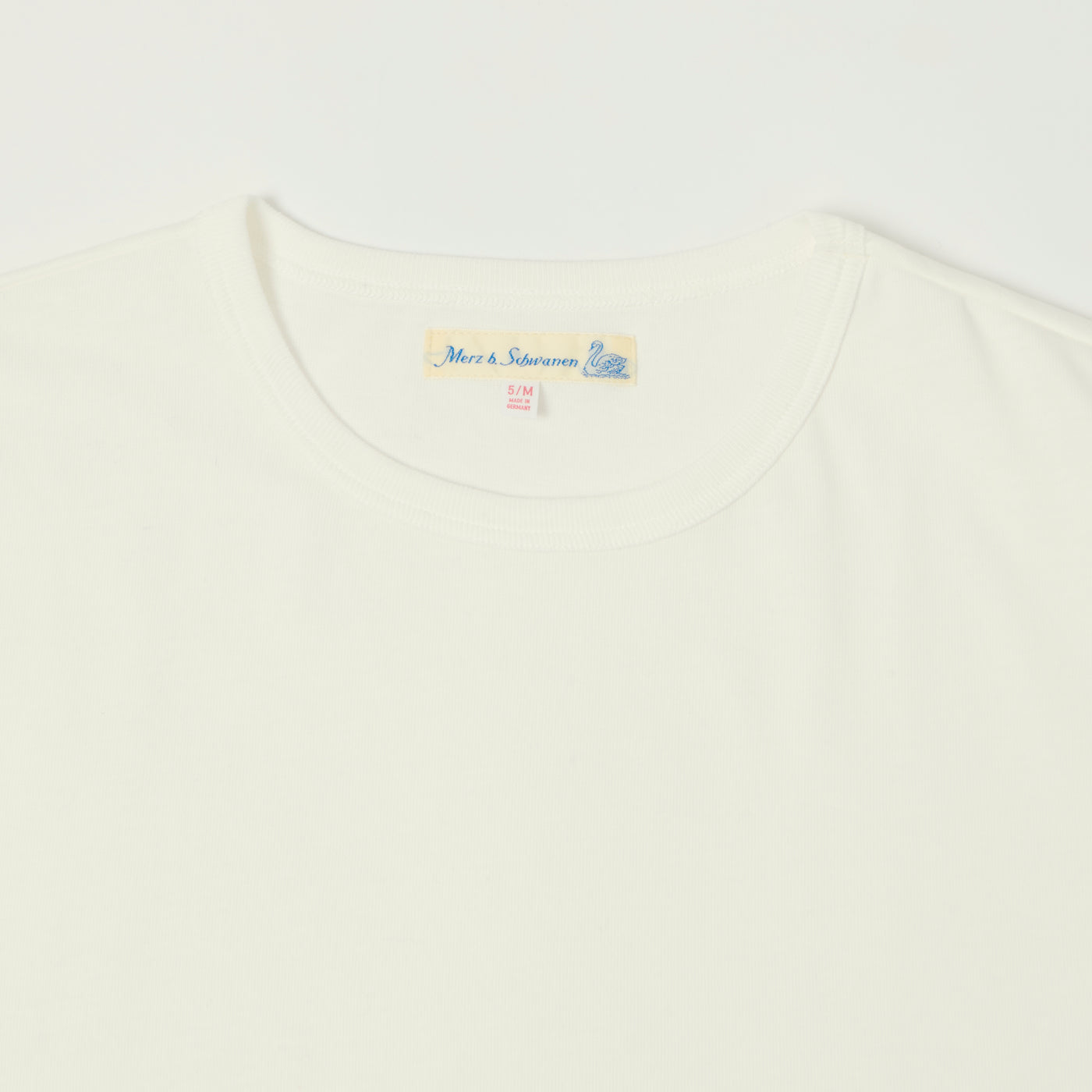 Merz b. Schwanen 2M15LS Classic Jersey Long Sleeve T-Shirt - White