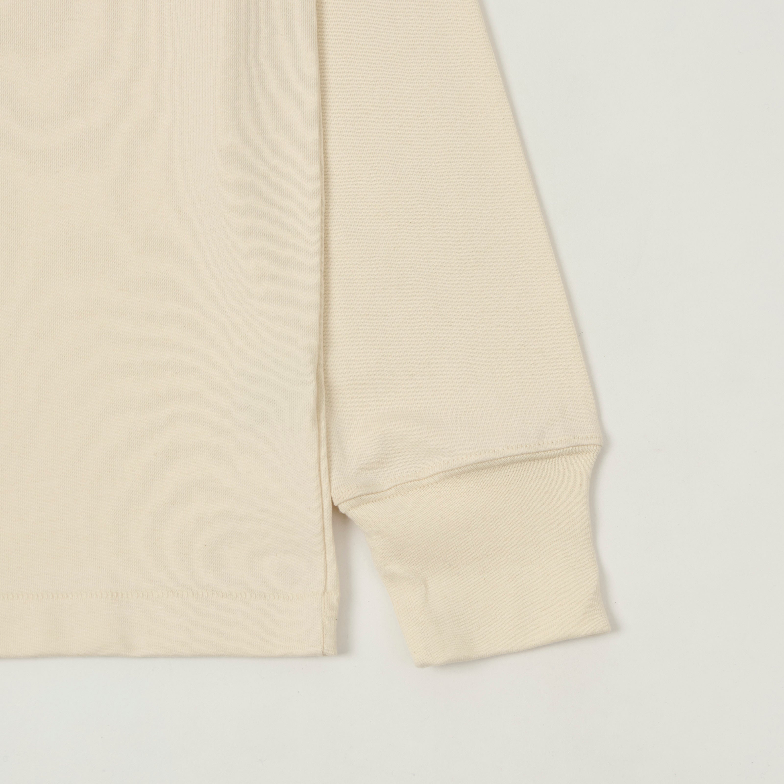 Merz b. Schwanen 2M15LS Classic Jersey Long Sleeve T-Shirt - Nature