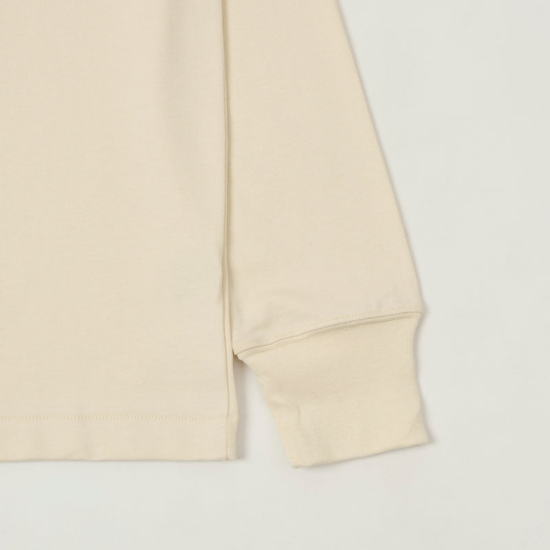 Merz b. Schwanen 2M15LS Classic Jersey Long Sleeve T-Shirt - Nature