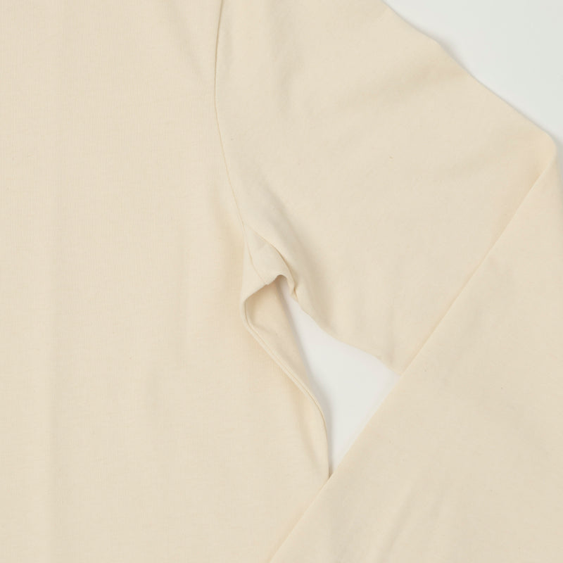 Merz b. Schwanen 2M15LS Classic Jersey Long Sleeve T-Shirt - Nature