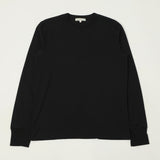 Merz b. Schwanen 2M15LS Classic Jersey Long Sleeve T-Shirt - Deep Black