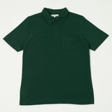 Merz b. Schwanen 2PKPL Pocket Polo Shirt - Classic Green