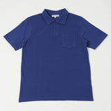Merz b. Schwanen 2PKPL Pocket Polo Shirt - Pacific