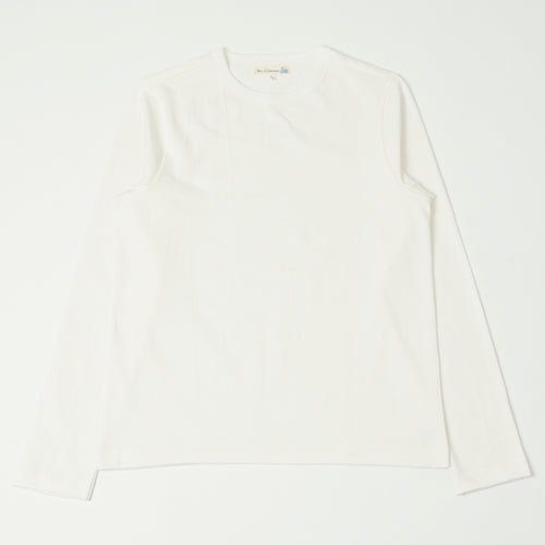 Merz b. Schwanen 2S18 Heavyweight Long Sleeve T-Shirt - White