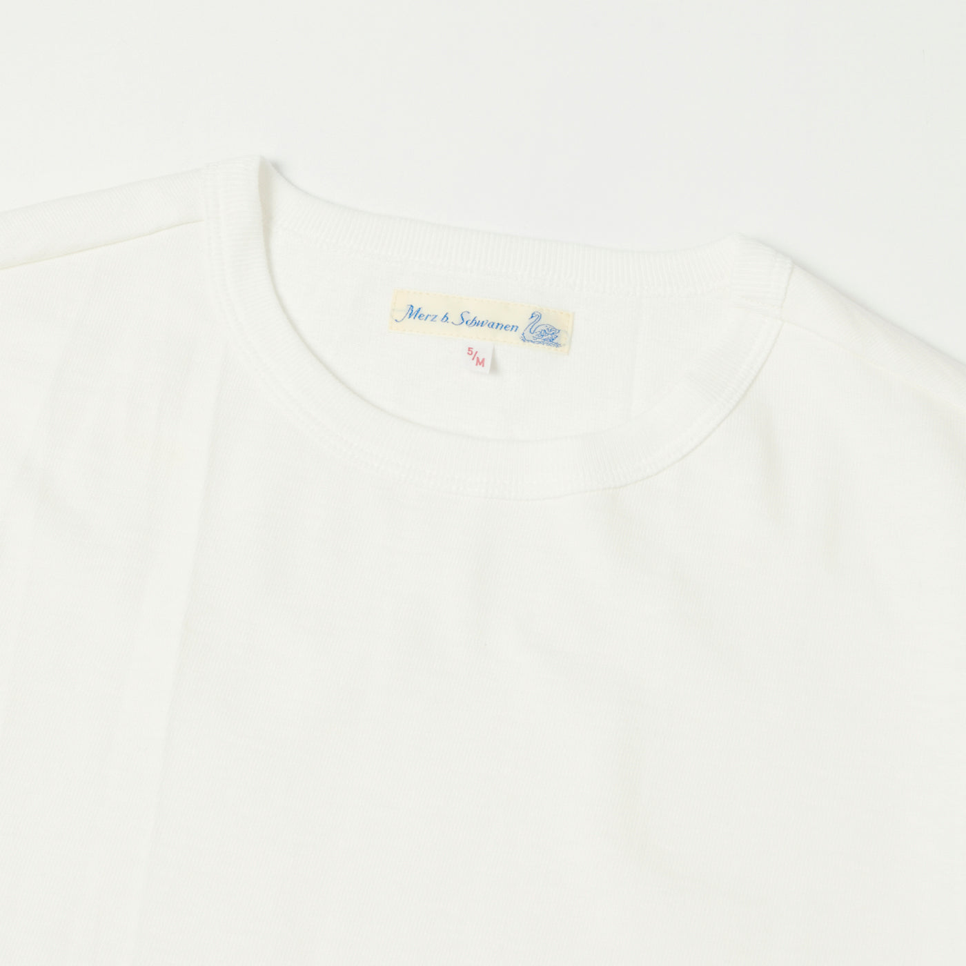 Merz b. Schwanen 2S18 Heavyweight Long Sleeve T-Shirt - White