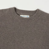 Merz b. Schwanen BLADE02 Waffle Structured Merino/Cashmere Pullover - Grain