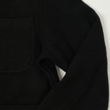 Merz b. Schwanen 'Good Basics' Wool Work Jacket - Deep Black