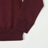 Merz b. Schwanen 342Z Half Zip Sweatshirt - Ruby Red