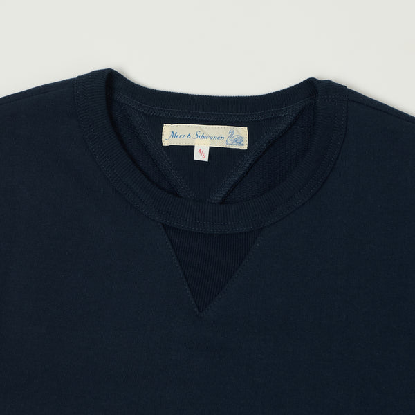 Merz b. Schwanen 346 Classic Sweatshirt - Ink Blue