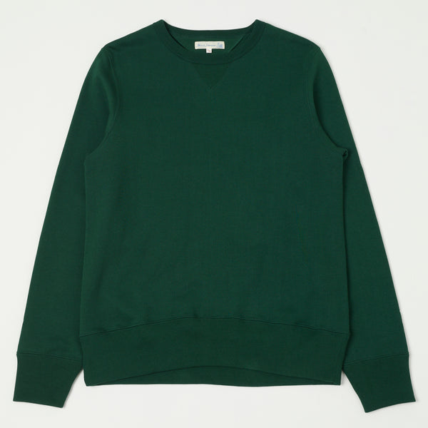 Merz b. Schwanen 346 Crew Neck Sweatshirt - Classic Green