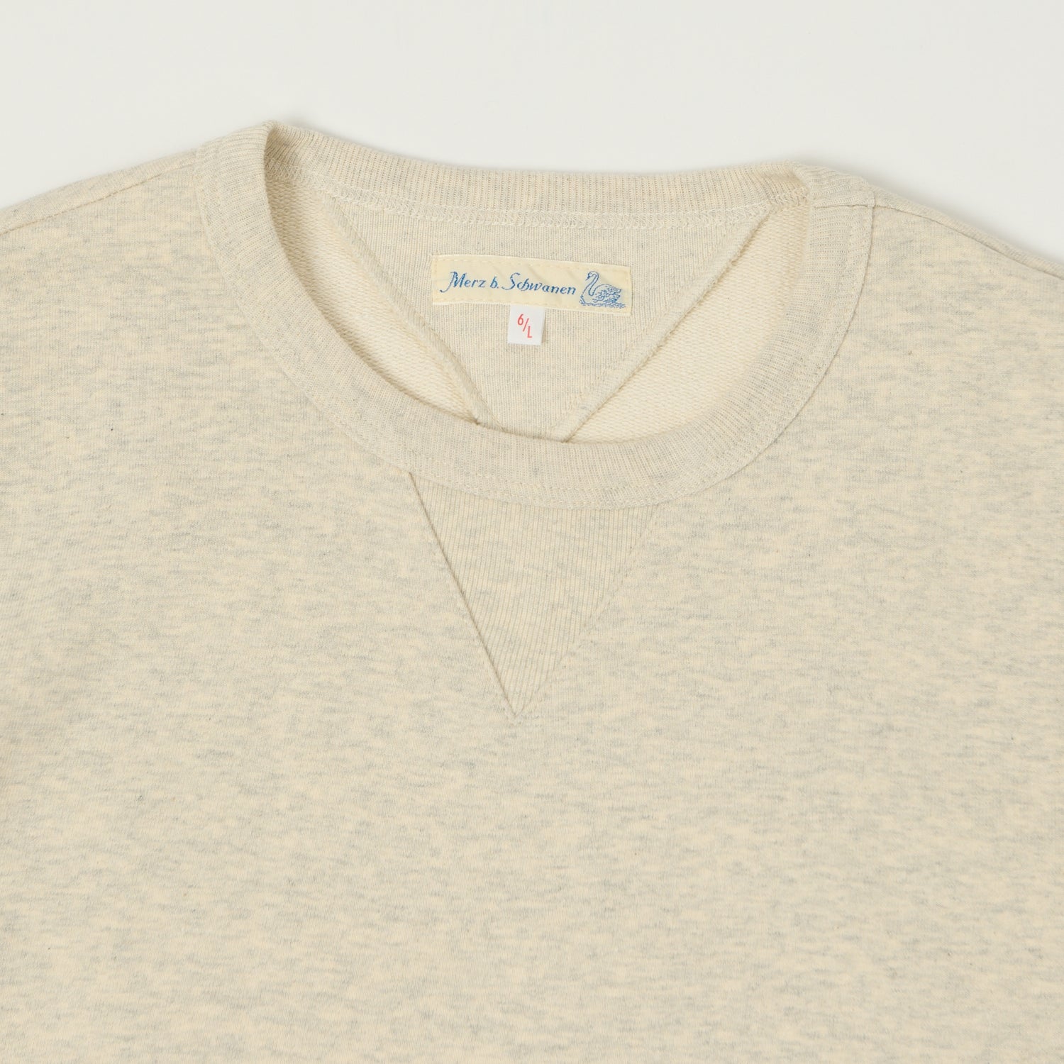 Merz b. Schwanen 346 Classic Sweatshirt - Nature Melange