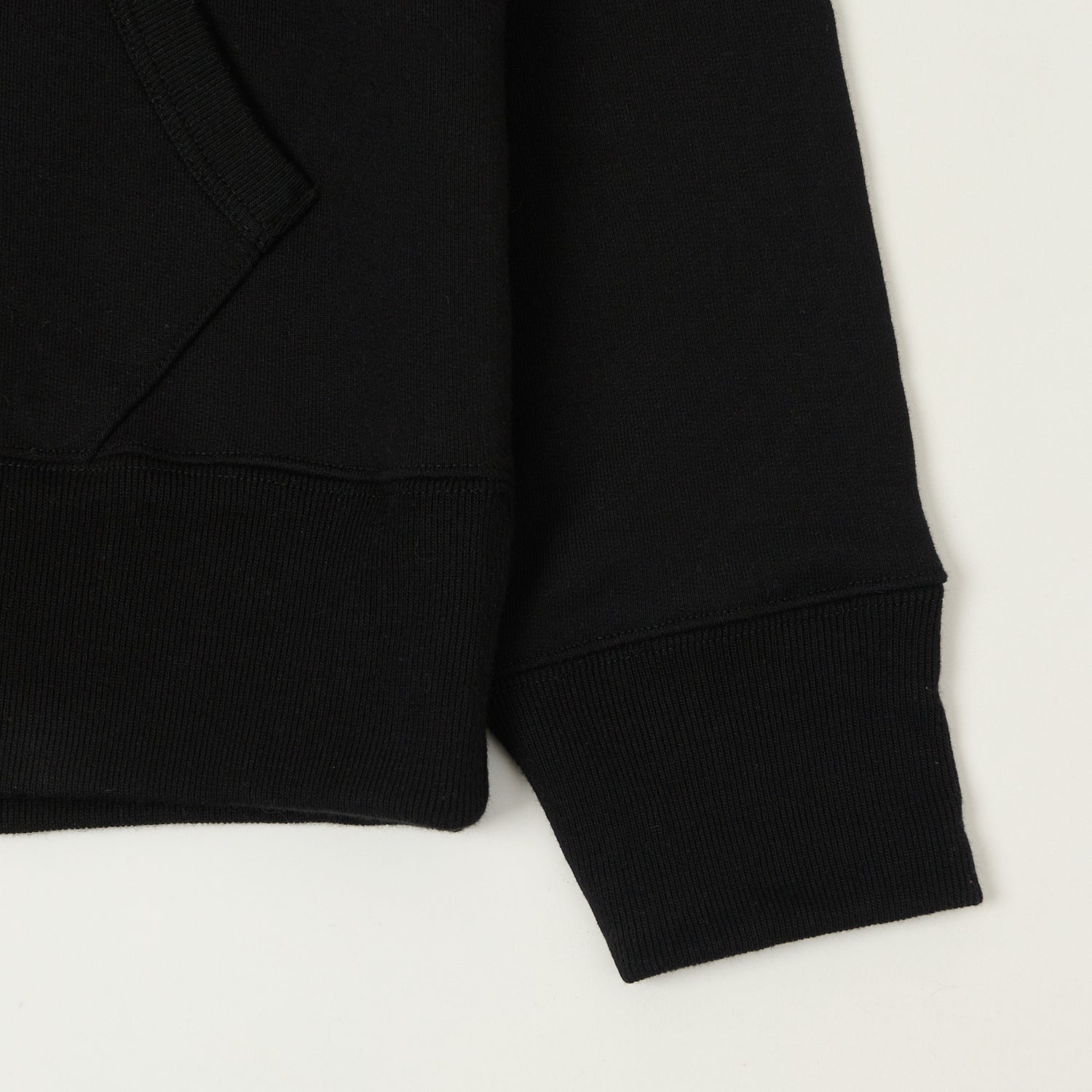 Merz b. Schwanen 382 Hooded Sweatshirt - Deep Black