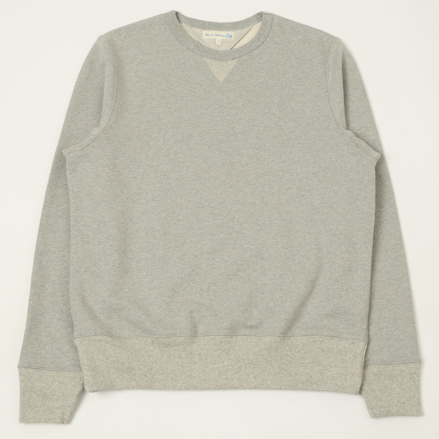 Merz b. Schwanen 3M46 Classic Jersey Sweatshirt - Grey Melange