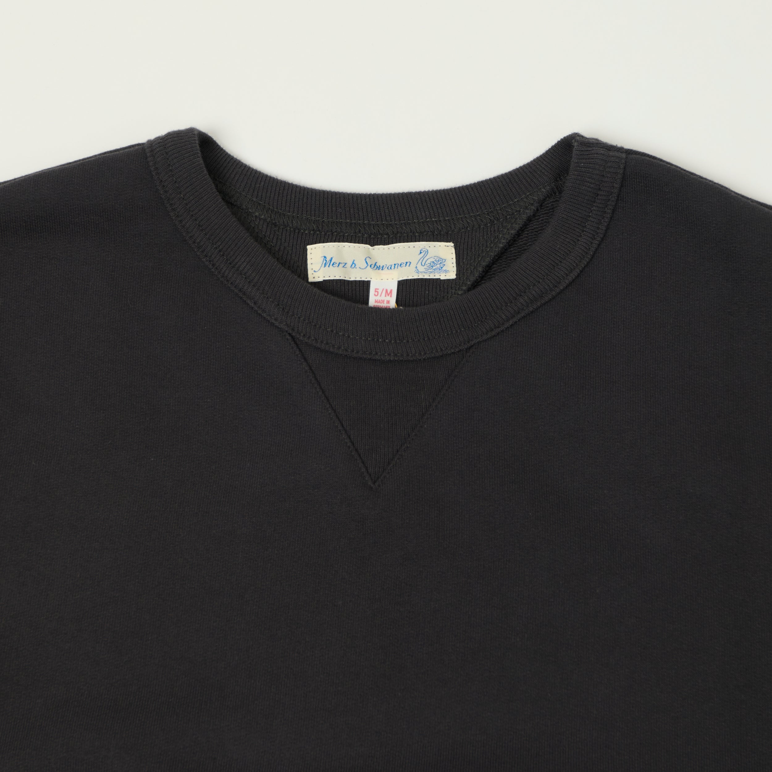 Merz b. Schwanen 3M46 Classic Jersey Sweatshirt - Charcoal