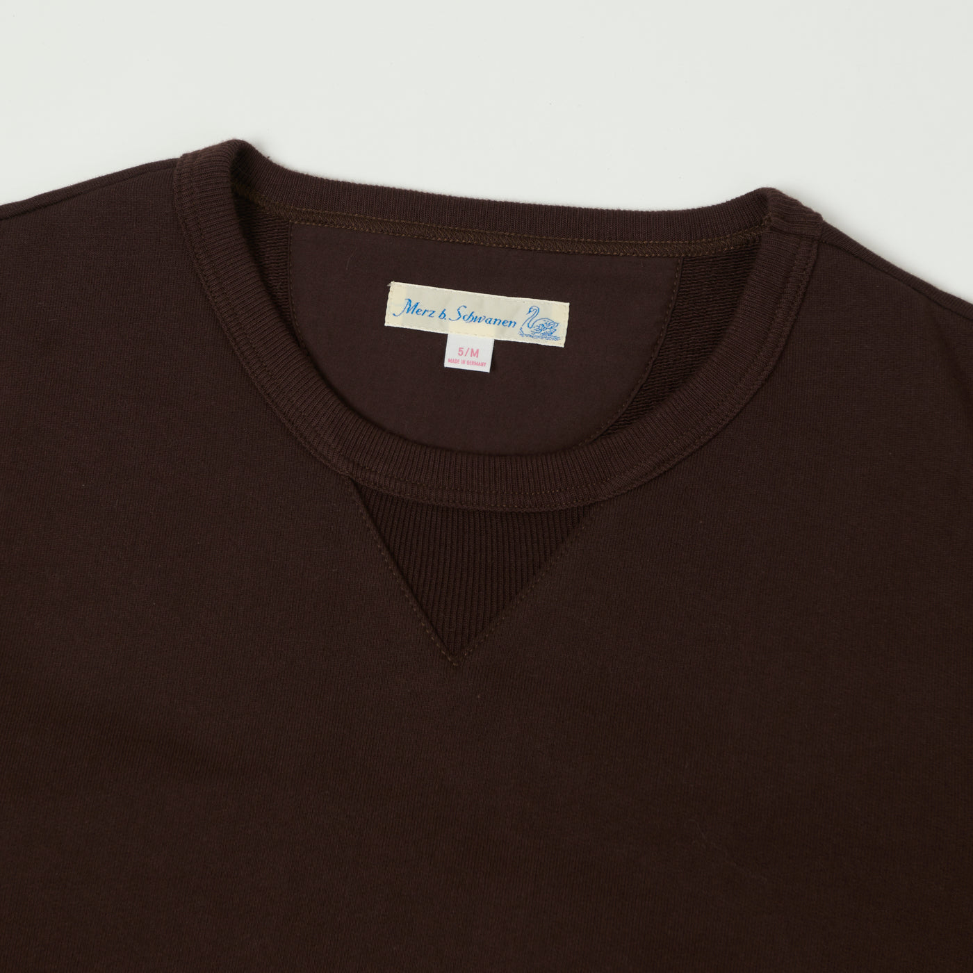 Merz b. Schwanen 3S48 Heavyweight Sweatshirt - Coffee
