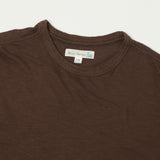 Merz b. Schwanen SCT04 Pima Slub Cotton Tee - Chocolate