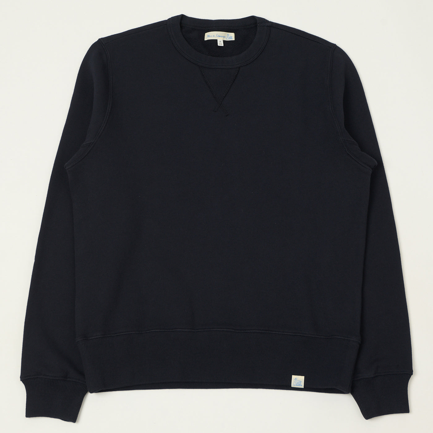 Merz b. Schwanen 'Good Basics' Athletic Sweatshirt - Dark Navy