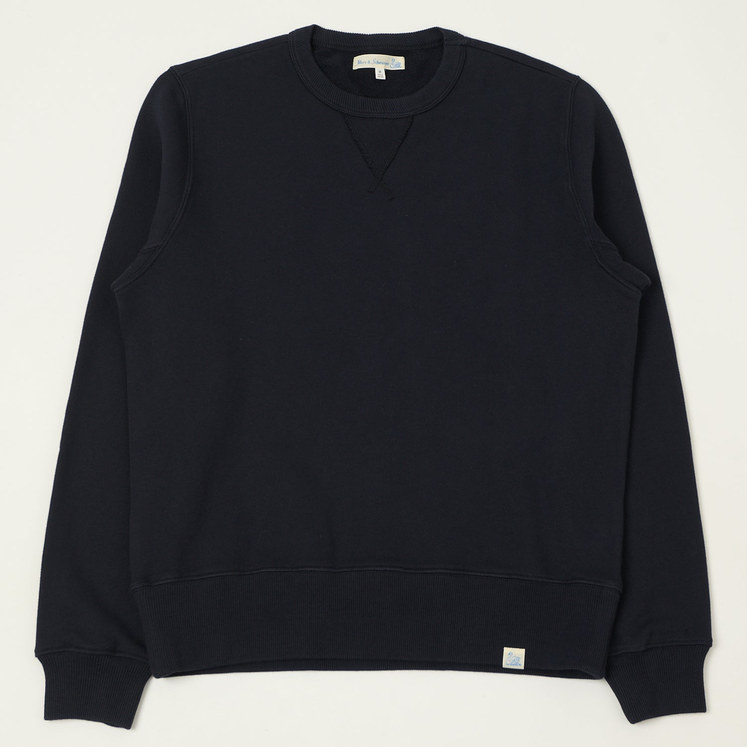 Merz b. Schwanen 'Good Basics' Athletic Sweatshirt - Dark Navy