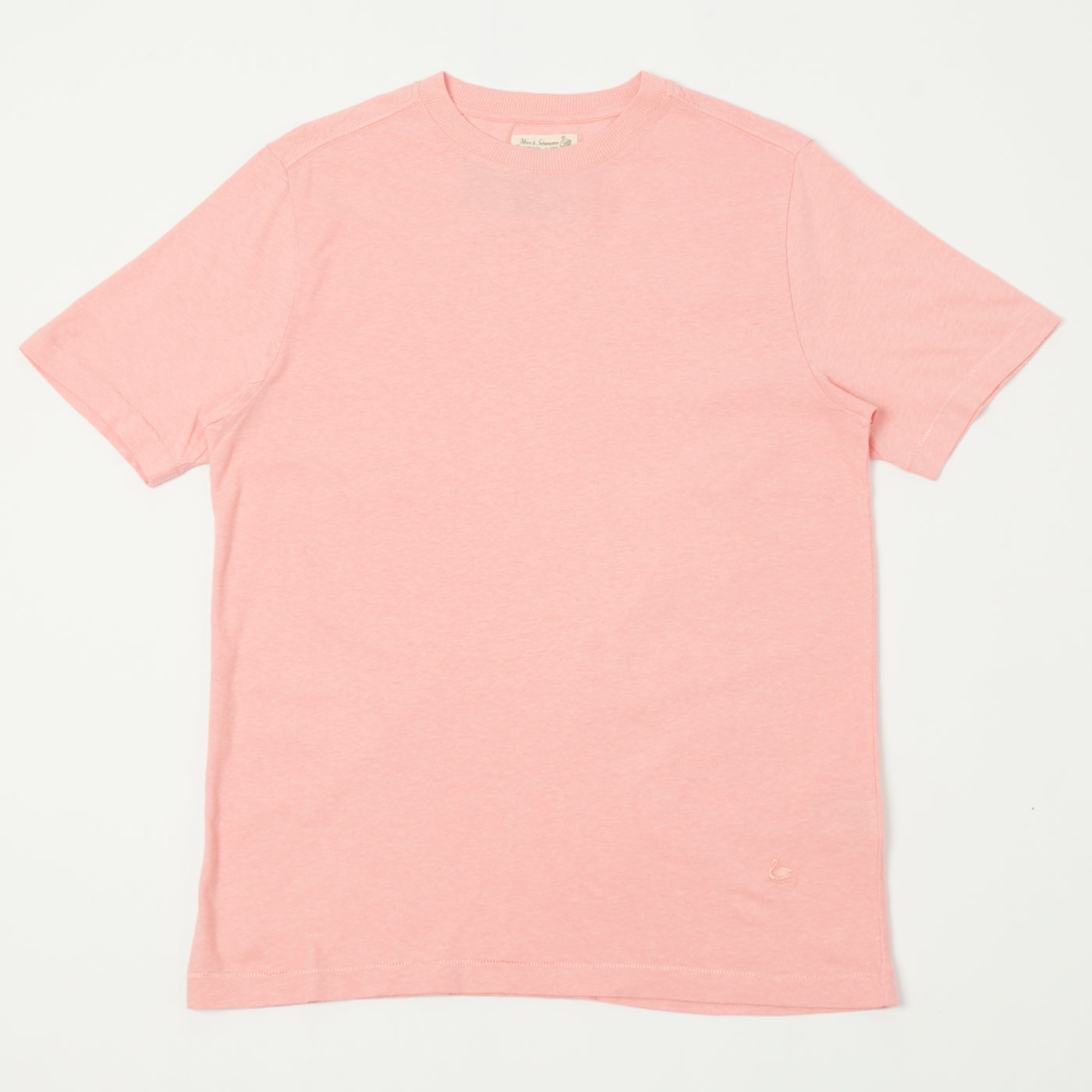 Merz b. Schwanen 'Good Basics' Plant Based Unisex Tee - Peach
