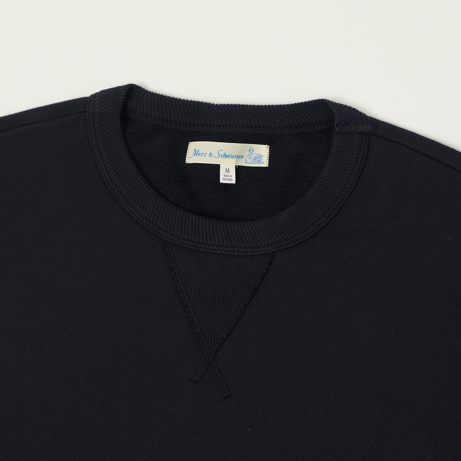Merz b. Schwanen 'Good Basics' Athletic Sweatshirt - Dark Navy