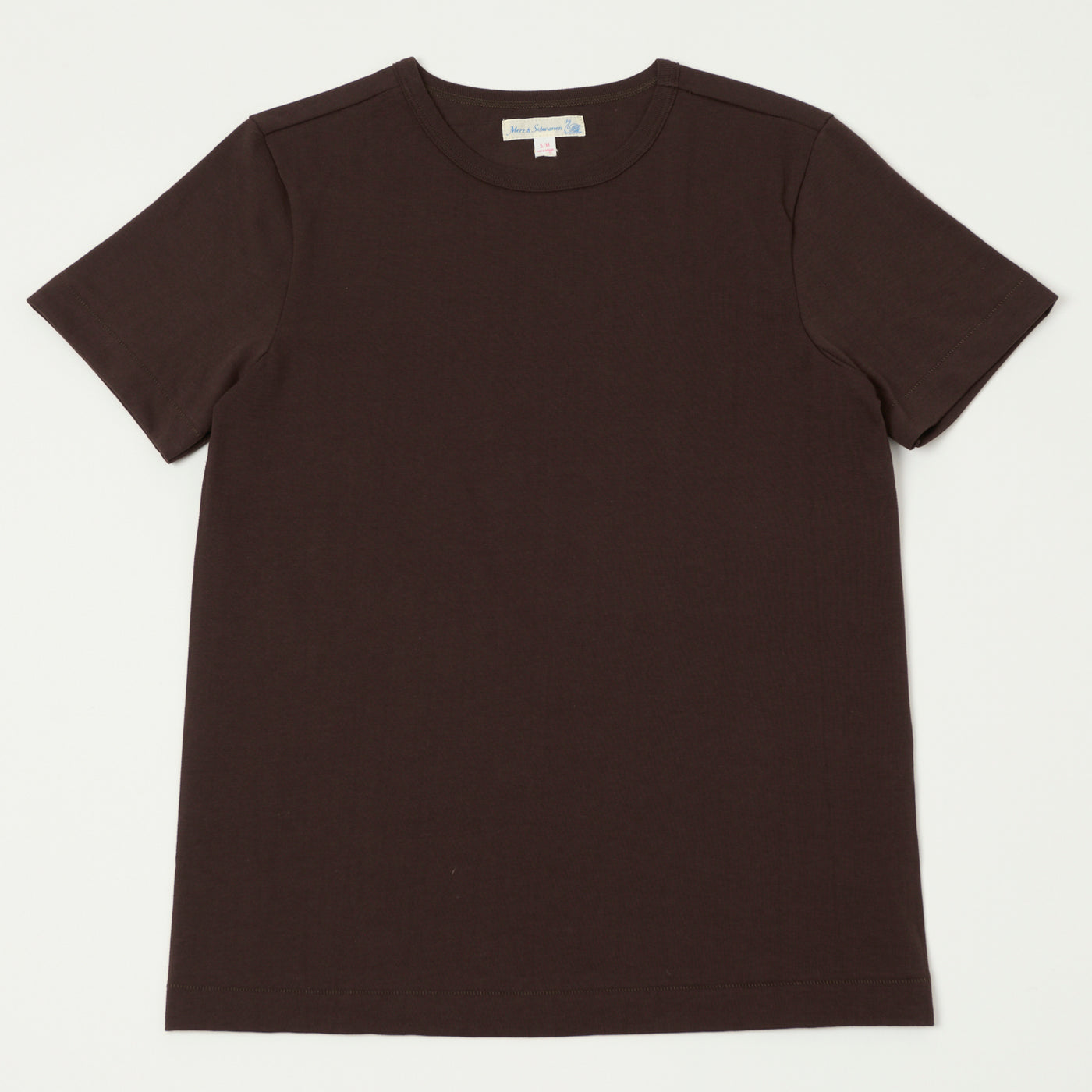 Merz b. Schwanen 1950s Classic Lightweight T-Shirt - Coffee