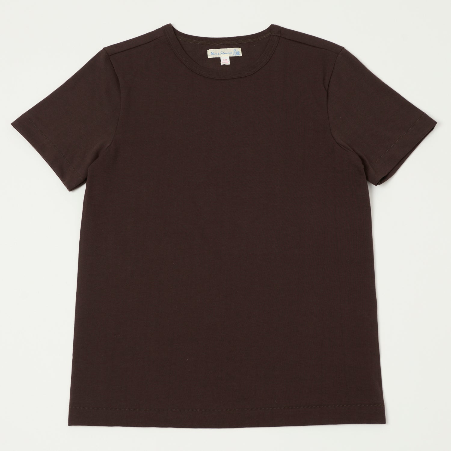 Merz b. Schwanen 1950s Classic Lightweight T-Shirt - Coffee