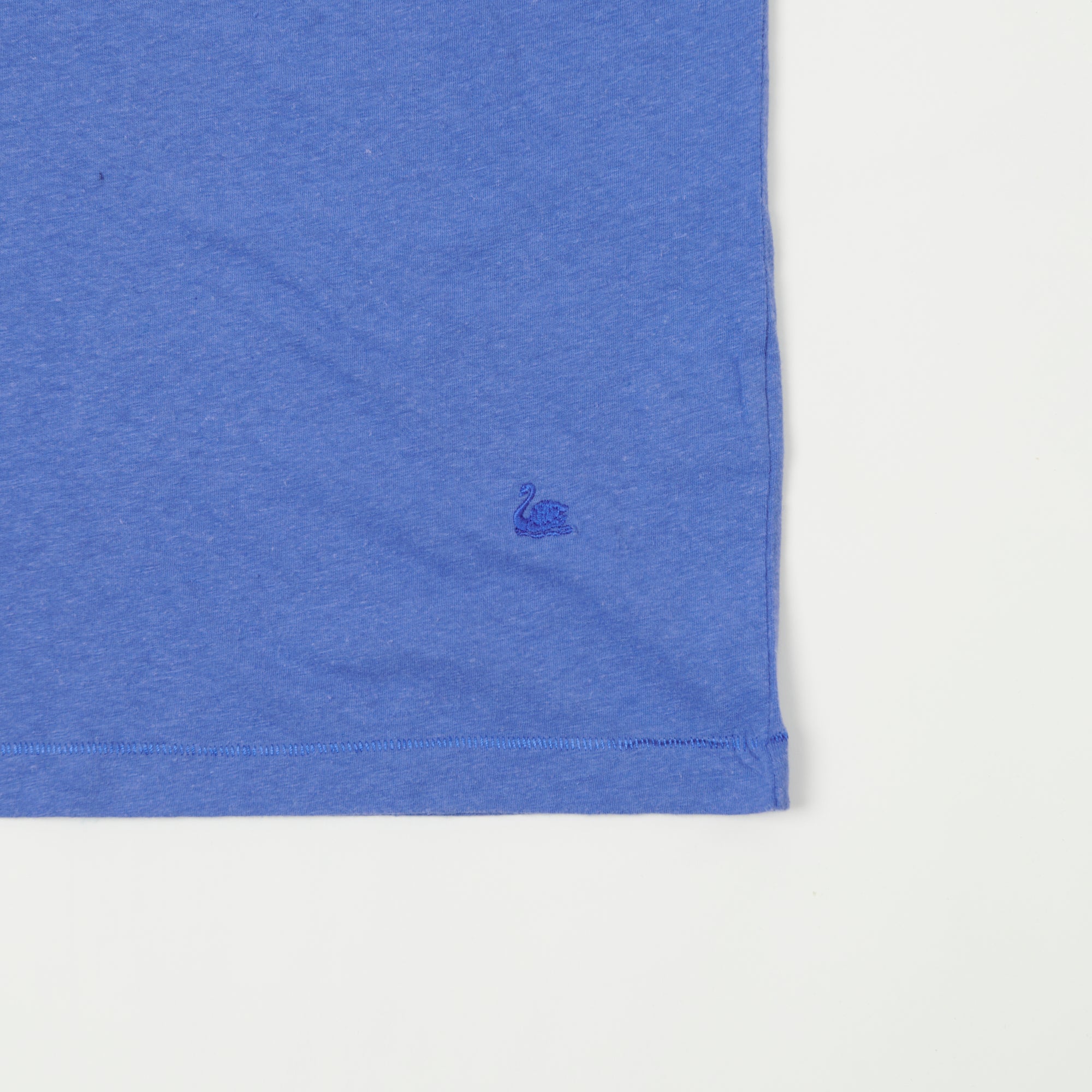 Merz b. Schwanen 'Good Basics' Plant Based Unisex Tee - Washed Blue