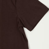 Merz b. Schwanen 1950s Crew Neck Tee - Coffee