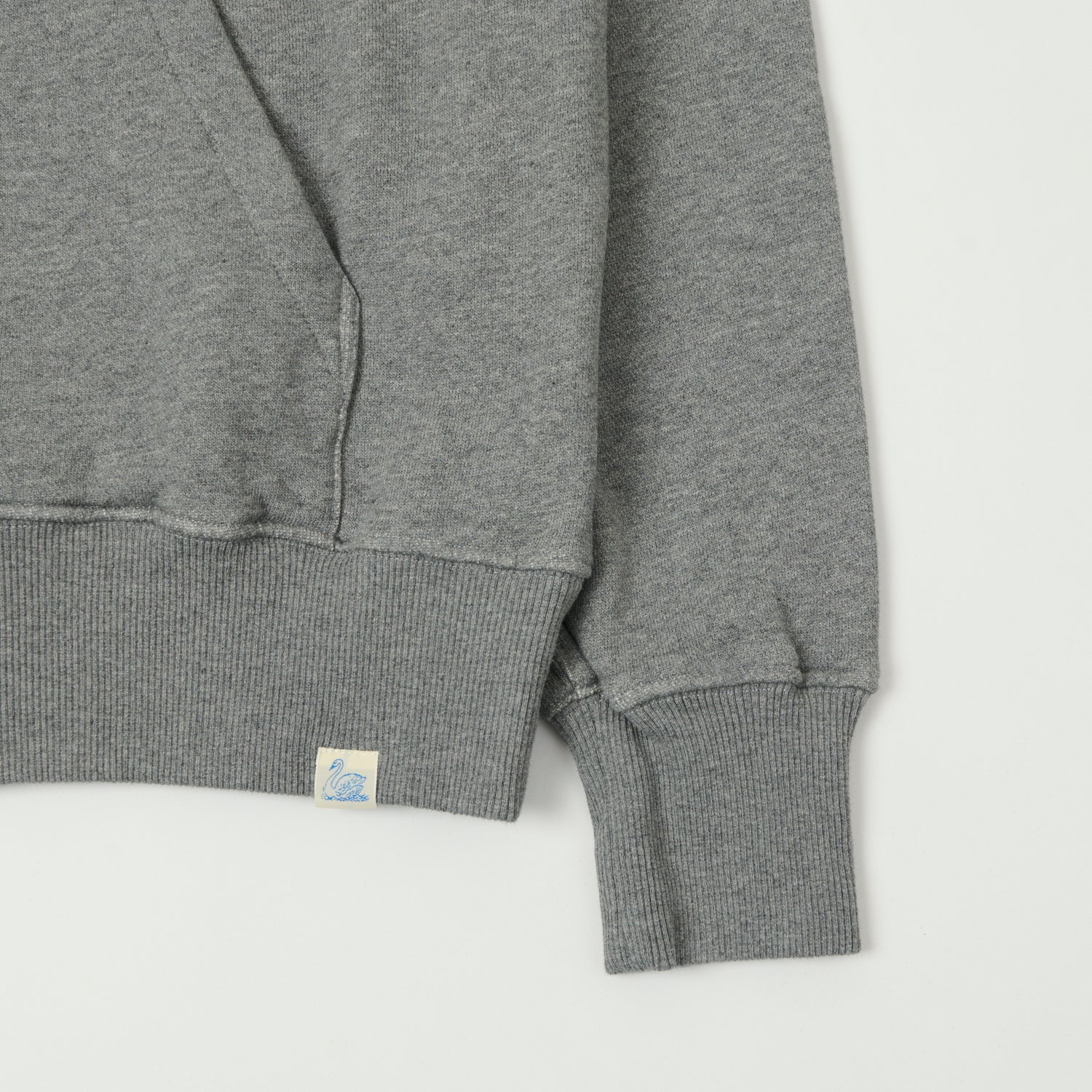 Merz b. Schwanen 'Good Basics' Full Zip Hoodie - Grey Melange